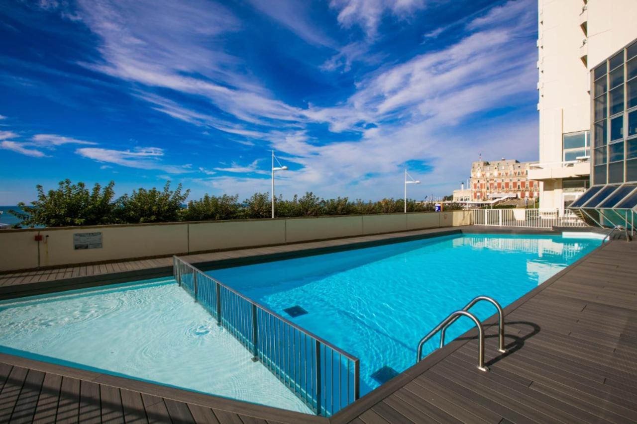 Nouvelle Vague Modern Ocean View Studio W Balcony - Swimming Pool Biarritz Kültér fotó