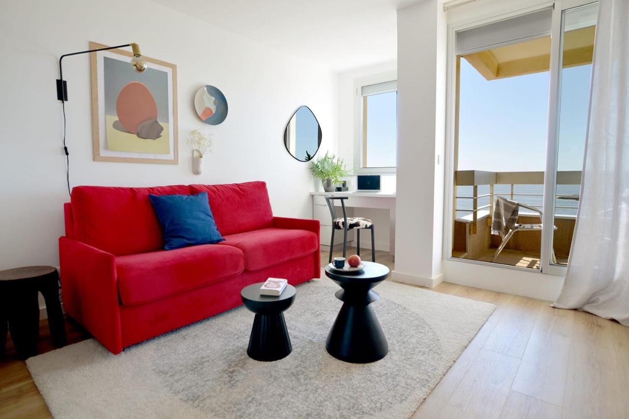 Nouvelle Vague Modern Ocean View Studio W Balcony - Swimming Pool Biarritz Kültér fotó